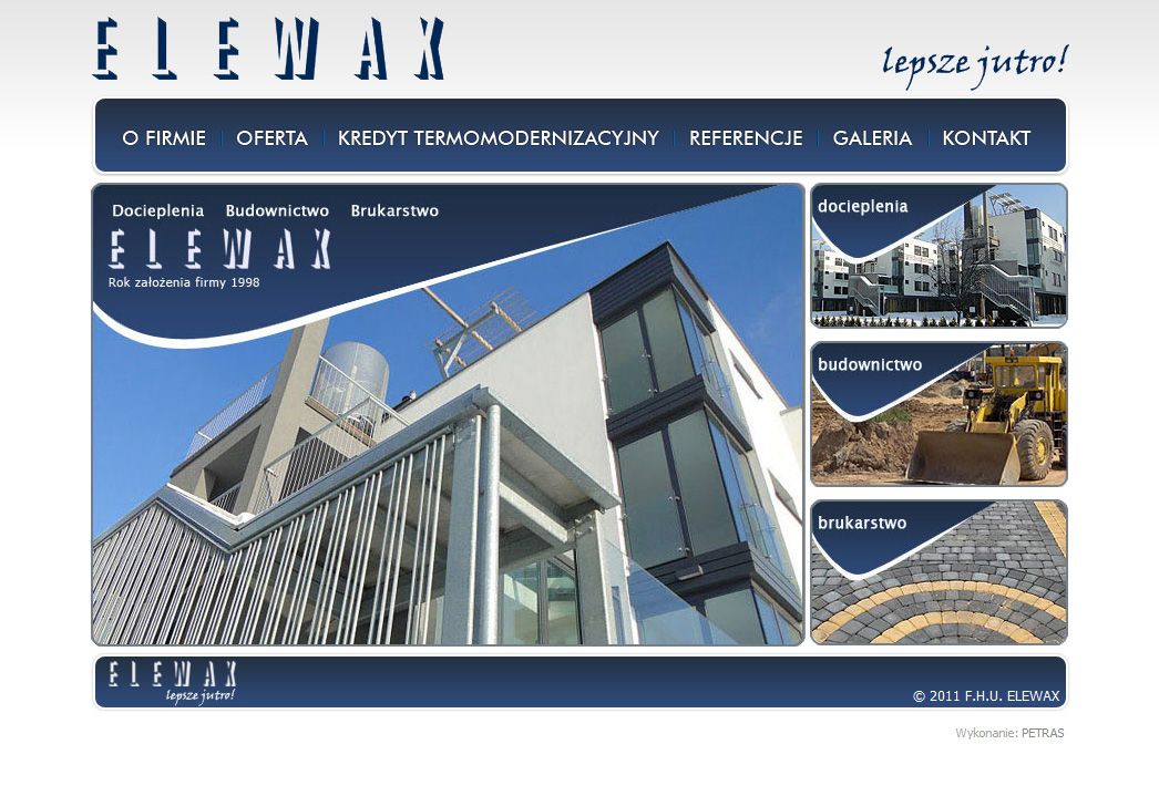 ELEWAX - docieplenia, budownictwo, brukarstwo.